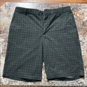 Nike Men's Black Plaid Shorts